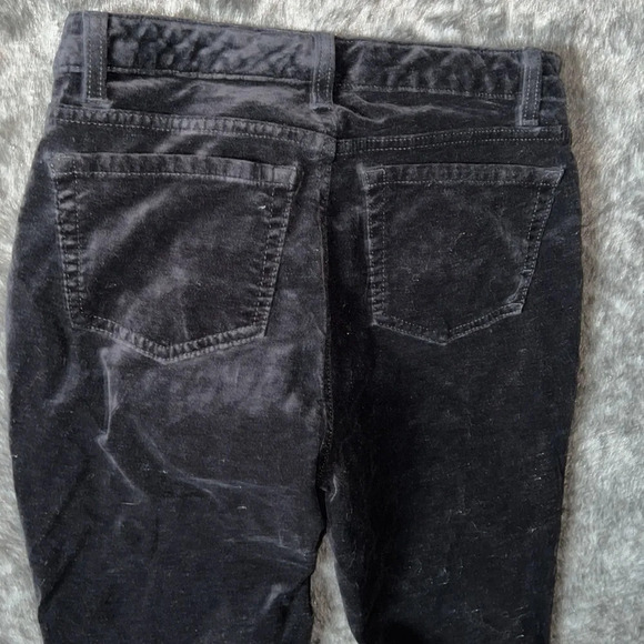 Jones Newyork  Lexington Straight black Velvet coudory jeans Sz 8P - Picture 9 of 11